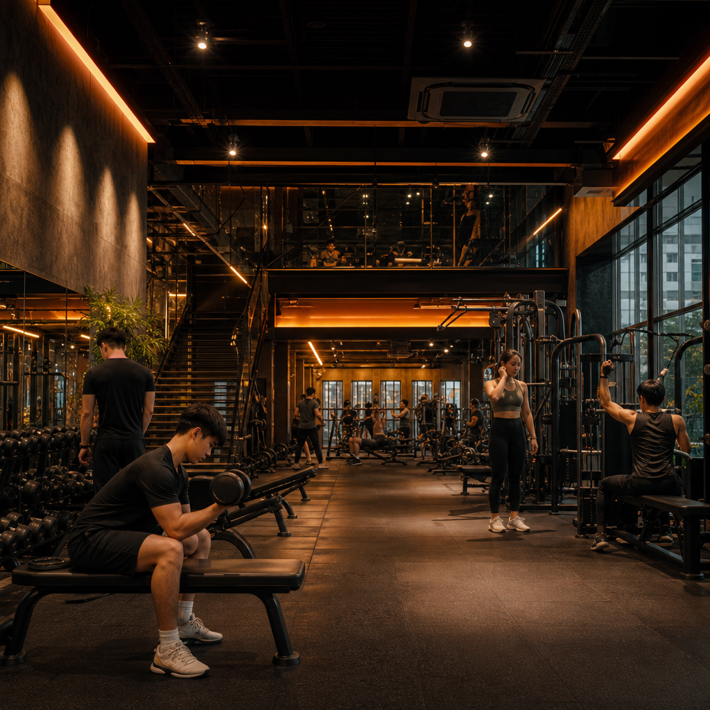Không gian phòng tập MONA Fit